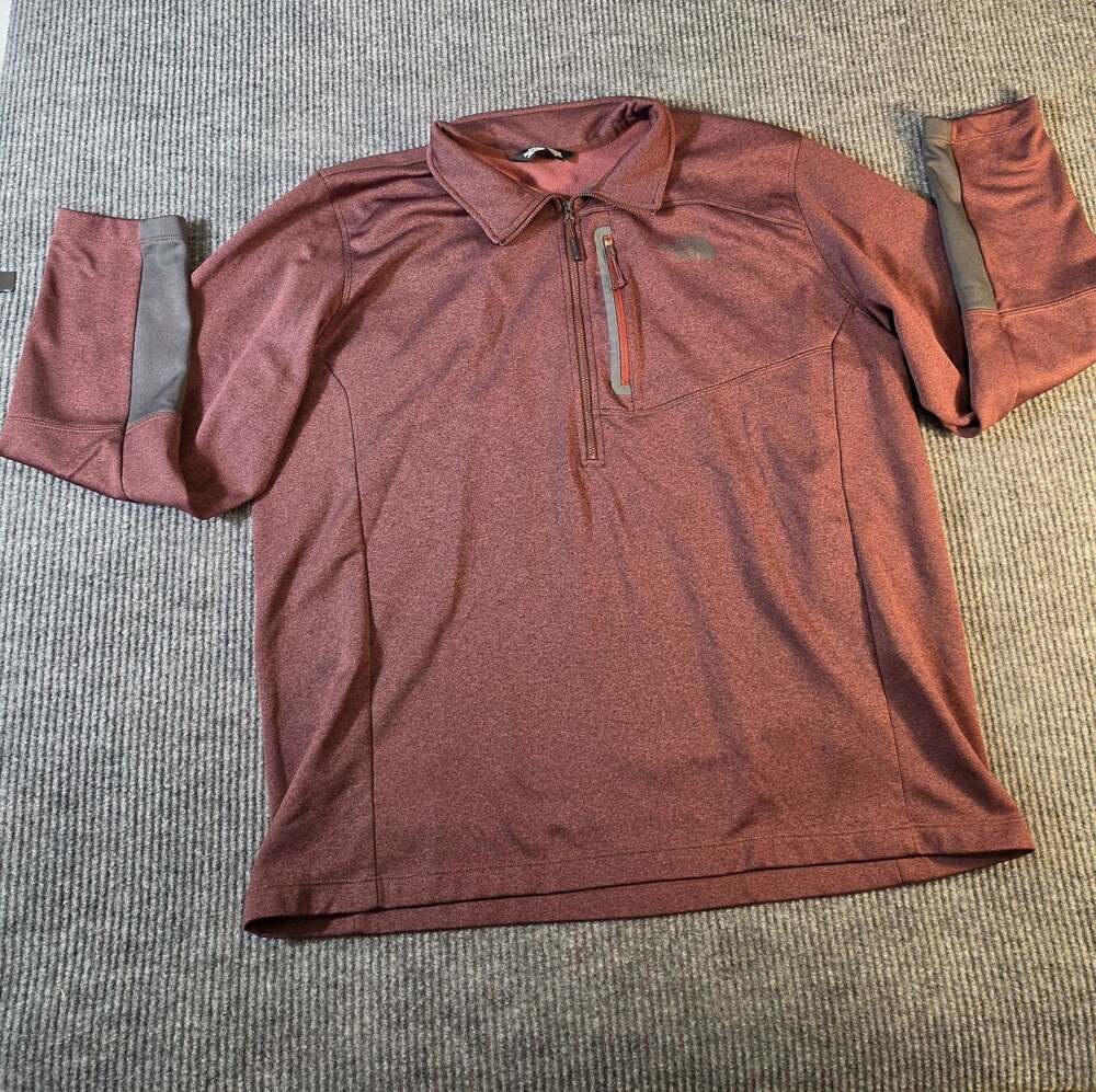 The North Face Pullover Rust Size XXL MENS Long Sleeve